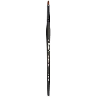 Raphael Stradivarius Synthetic Kolinsky Watercolor Brush, 2, Black