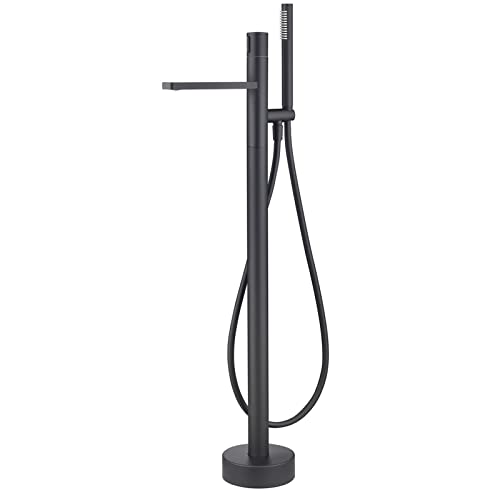 Colonne de baignoire sur pied noire Jings en laiton pour remplacer un robinet