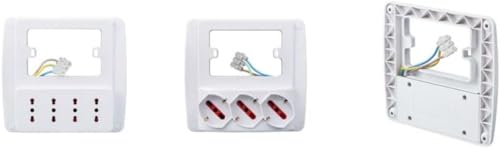 Rosi Multipresa a Parete 3 Prese 10 16A+Sk Nero Smart - 3