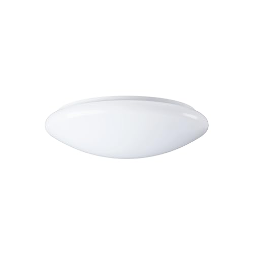 Sylvania Start Surface LED Ceiling & Wall Light – DualTone Warm to Neutral White – 24W IP44 Splashproof with Motion Sensor – Integrated Surface Mount Fitting for Bathroom, Hallway or Kitchen