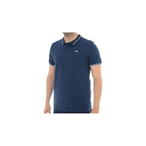 Polo Kappa Ezio Bleu/Blanc Cover