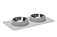 Karlie Silikon INOX Dinner Set Dex 700 ml Weiss 2 x 350 ml