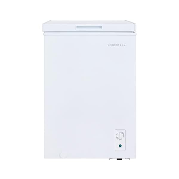 Cookology-CCFZ99WH-Freestanding-99-Litre-Chest-Freezer-Suitable-for-Outbuildings-Garages-and-Sheds-Features-a-Refrigeration-Mode-Adjustable-Temperature-Control-and-4-Star-Freezer-Rating-In-White Cookology CCFZ99WH Freestanding 99 Litre, Chest Freezer Suitable for Outbuildings, Garages and Sheds, Features a Refrigeration Mode, Adjustable Temperature Control and 4 Star Freezer Rating - In White