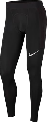 Nike Herren Padded Gardien Goalkeeper Tight Pants, Black/Black/White, M EU