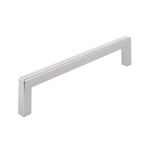 Image of Richelieu Lambton 6 5 /16-inch (160 mm) Brushed Nickel Cabinet Pull Handle