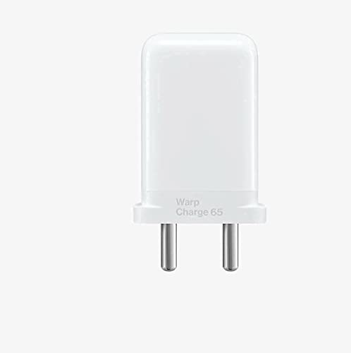 Image of Original 65 Watt Adapter with Type C to C Cable Compatible with Oneplus 9 /9 Pro / 8 /8 Pro / 7 Pro / 7T / 7T Pro / 7 / 6T / 6 / 5T / 5 / 3T / 3 / Nord N10 5G(Adapter and Cable)