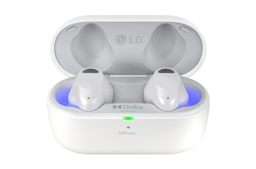 LG Tone Free T90S In-Ear Bluetooth Kopfhörer mit Dolby Atmos-Sound, Meridian-Technologie, ANC (Active Noise Cancellation)… – Ansicht 6