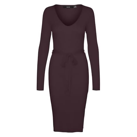 VERO MODA Robe côtelée Vmsaba Cover