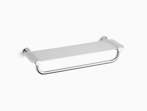 for Toobi Hotelier Bathroom Towel Holder with Shelf Polished Chrome 24 Inches Wall m Aftermarket Repair Parts