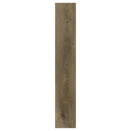 Image of Dureidos Floor Tiles Peel and Stick Waterproof 36 x 6 inch, Vinyl Flooring Waterproof and Durable, 10PCS, Brown