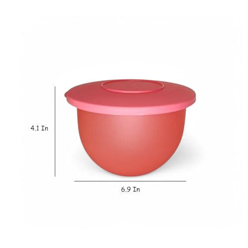 Set de 4 tazones clásicos Tupperware colores vivos miniatura 2