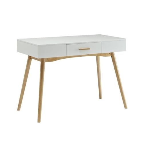 Convenience Concepts Oslo 1 Drawer Desk, White