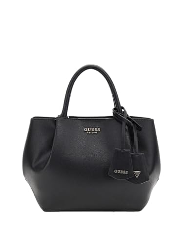 GUESS Amorette Girlfriend Satchel, Preto, One Size
