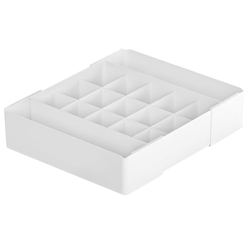 [Caividom]�C�����[�{�b�N�X �����d���� �����o���� �d�؂�g���C �h���h�o �ʋC�݌v �σT�C�Y HIPS�f�� �N���[�[�b�g�E�I�t�B�X�Ή� ��e�� �z���C�g �N �ςݏd�ˎ��[ �ߗޏ������� 15 + 2�L�k�T�C�h