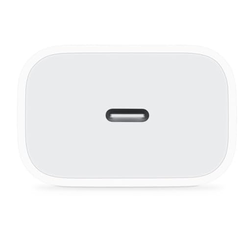 Image of Adapter Compatible for Apple 20W USB-C Power Charger for iPhone, iPad & AirPods, White