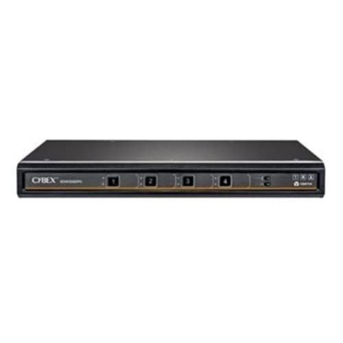 Image of Vertiv Avocent Commercial MultiViewer KVM Switch, 4 Port MultiViewer, Dual AC Power, Common Access Card (CAC), Cursor Navigation Switching (CNS), HDMI, DisplayPort (SVMV240DPH-400)