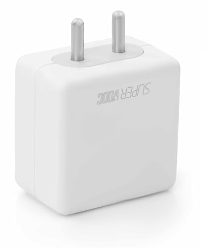 Image of 80W SUPERVOOC PD Fast Charger with USB-C - Compatible with OnePlus 13 13R 12 12R 11 11R 10 10 Pro 9 9 Pro 9R 8 8T 7 Nord CE 3 & More Devices| Original Fast Charging