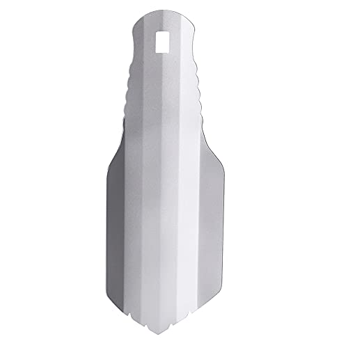 Srutueo Pure Titanium Ultralight Potty Trowel Outdoor Compact Poop Shovel/Trowel Multi Tool for Hiking Camping and Survival