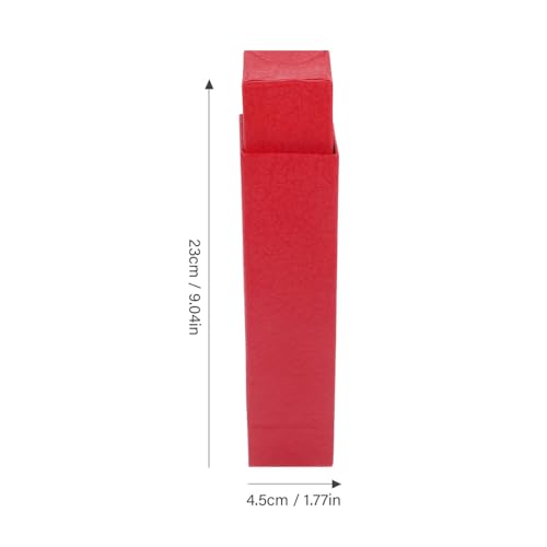 Image of EXCEART 2pcs Red Poster Tube Extendable from 9 inch to 15 inch Artwork Storage Tube for Documents Photos Posters and Art Adjustable Storage for Home