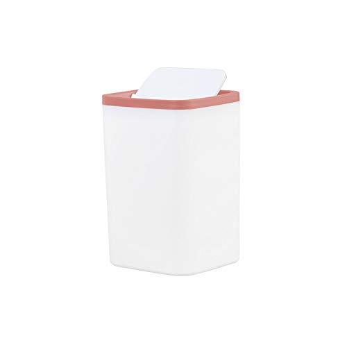 MOAAA Waste Bin Small Trash Can Mini Desktop Litter Trash Little Tabletop Trashbox