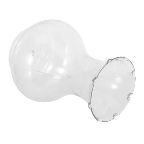 GLEAVI 6pcs Hydroponic Flower Vase: Transparent Plastic Growing Containers - Bud Bottle for Avocado Plants Hyacinth Bulbs & Water Rooting