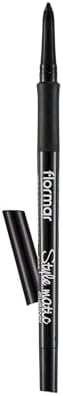 Flormar Style Matic Eyeliner S02 New Black – Lápiz Retráctil de Ojos Waterproof, Delineador de Larga Duración con Fórmula Suave para Ojos Sensibles