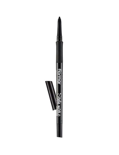 Flormar Style Matic Eyeliner S02 New Black – Lápiz Retráctil de Ojos Waterproof, Delineador de Larga Duración con Fórmula Suave para Ojos Sensibles