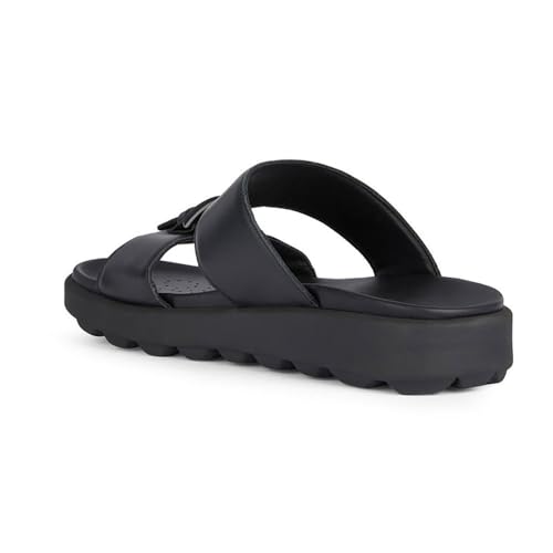 Preisvergleich Produktbild Geox Herren U SPHERICA EC6 D Slide Sandal, Black, 42 EU