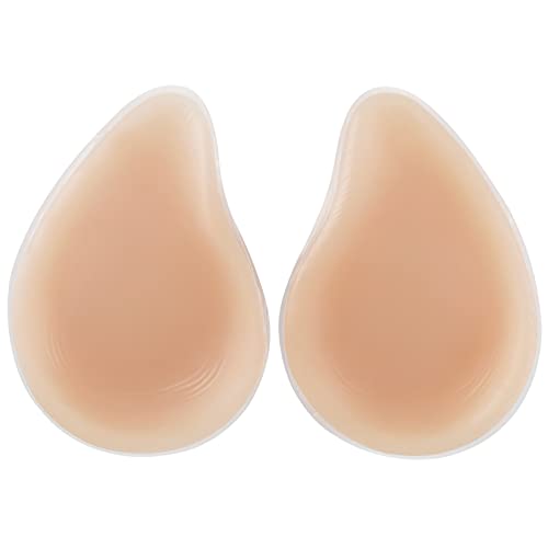IVITA One Pair irregular Side Silicone Breast Forms Fake Boobs Mastectomy Prosthesis Bra Pad Enhancers2