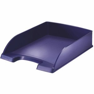 Leitz 52540069 Durchmesser Blau Becken Aufbewahrungsschuppen Büro – Becken Aufbewahrungsschuppen Büro (Polystyrol, blau, A4, Umschlag, Brief, Note, Papier, 255 x 357 x 70 mm, 280 g)