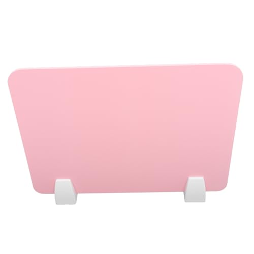SEWACC 1 Set Protection Board Office Desk Privacy Folders for Students Desk Separator Panel Portable Countertop Barrier Self Standing Sneeze Guard Plate Privacy Board PVC