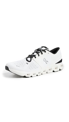 On Tênis masculino Cloud X 4, Marfim/preto, 42
