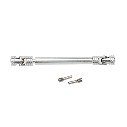 Drive Shaft,YZtree Metal Transmission Drive Shaft 122-160MM for 1/10 Axial SCX10 90046 90047 90048 RC Crawler Car,Sliver