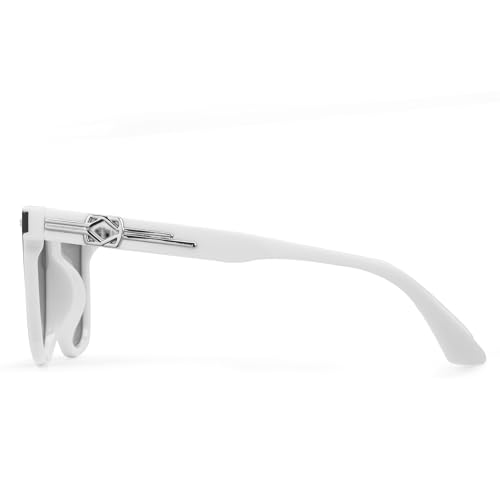 Cyxus Trendy Square Sunglasses For Women Men Classic Fashion Sun Glasses UV400 Protection 11603