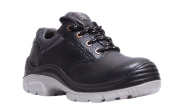 Smart Leader Range - Nucleus ISI - 15298 Part -2 Dual Density Pu Sole Real Leather Steel Toe Safety Shoes for Men-image-14