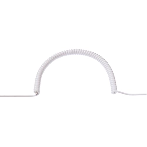 Cordon réversible 3G1,5 blanc BACHMANN 0.5-2.5m CS-YMH11Y-J câble alimentation extensible spirale