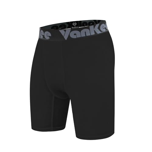 VanKee Mallas Cortas Hombre Secado rápido y Transpirable compresión Polainas Cortas diseño de Malla Pantas Gym para Gym Cycling Running