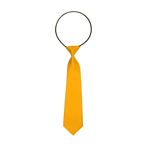 Cravate enfant Oblique Unique jaune Cover