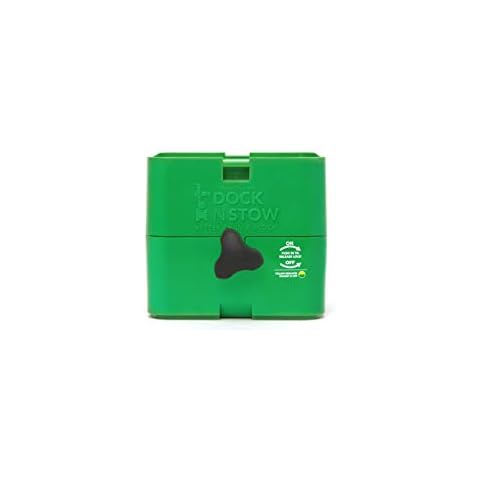 Dock N Stow Trailer Jack Stand, Stabilizing Leveling Block Stores on Tongue Frame, Fits Most Jack Foot Plates, and Wheels, RV Camper, Pop Up, Boat, Utility Travel Accessories, Secures w/a Magnet GEN 2 Cover