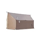 OneTigris TEGIMEN ハンモックテント ハンモックオーニング＆ホットテント ストーブテント オールシーズン 70Dナイロン 軽量 引裂き防止 耐水圧3000mm (ブラウン)