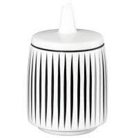 Preisvergleich Produktbild ASA muga Zuckerstreuer Stripes 13 cm, Weiß