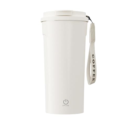TazaDe Café Automática Con AgitaciónAutomática - TazaCon Pantalla De Temperatura Recargable, Café Automezclado, Mezclador De Bebidas | Proteína Del Leche En Polvo, Bebida, Harina, Huevo, Viaje, Hoga