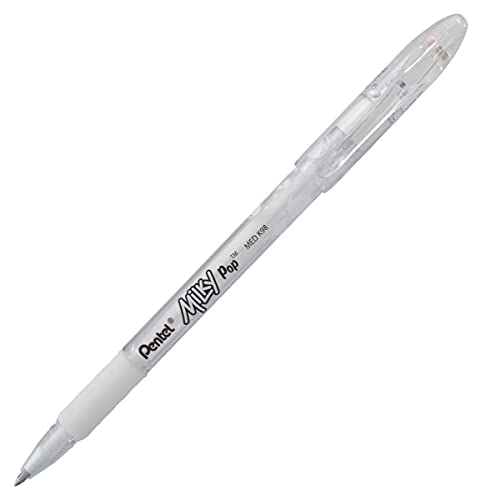 Pentel Milky Pop Pastel Gel Pen 0.8mm Tinta Blanca miniatura 1