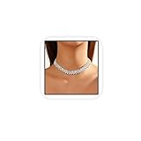 【Cadeau parfait】Présenté dans un élégant coffret cadeau, ce collier ras-du-cou en argent est le cadeau idéal pour elle. C'est un cadeau attentionné pour les anniversaires, la Saint-Valentin, Noël ou la fête des mères, qui exprime magnifiquement votre gratitude et votre amour.
