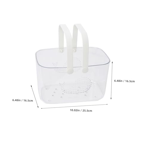 Panier de bain portable pour ranger les accessoires et libérer de l'espace - 3