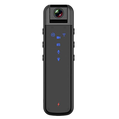Jrudjsnhhty 1080P HD Mini Wifi Grabadora CáMara CáMara de Movimiento CáMara Exterior AplicacióN Grabadora Cuerpo de Seguridad CáMara