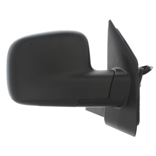 XYZ Parts Electric Wing Door Mirror With Heated Glass And Black Cover Compatible with VW Transporter T5 Van 2003-2010 Drivers Side Right Hand Replacement