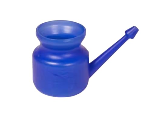 Plastic Nasal Irrigation Neti Pot Nose Cleaner Bottle (Blue)-image-14
