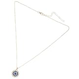 FRCOLOR Collar Mujer Turco Colgante Azul Decorativo Resistente Antidesgaste Para Fiesta Diario