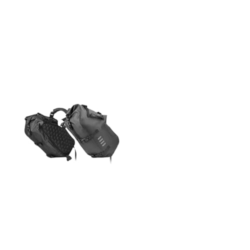 Sacoche arrière de moto sac selle moto étanche 18L pour rangement bagage voyage